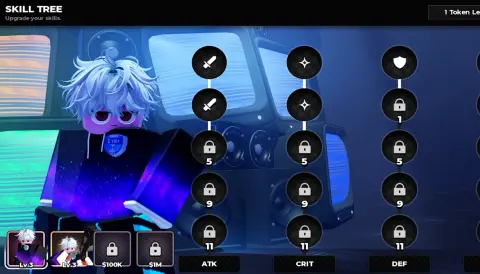 Weapon skill tree