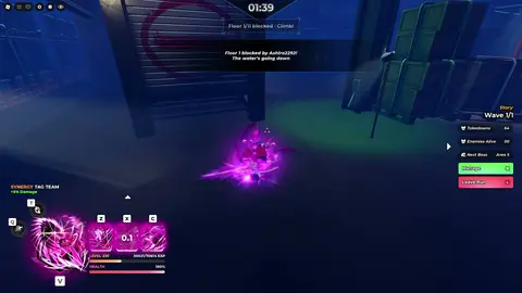 Tidal High-Rise: floor blocked, climb